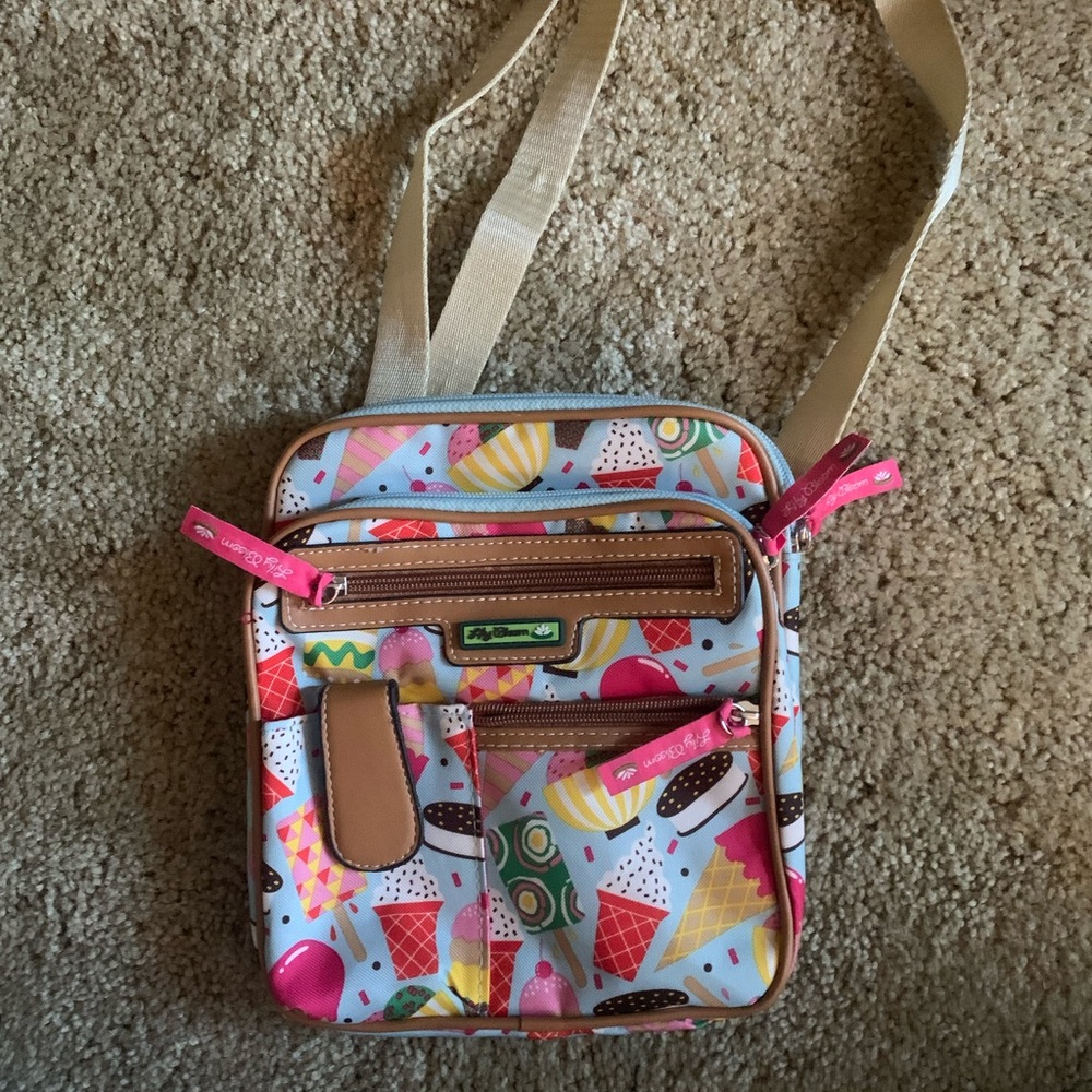 Ice cream purse. Different types of ice cream